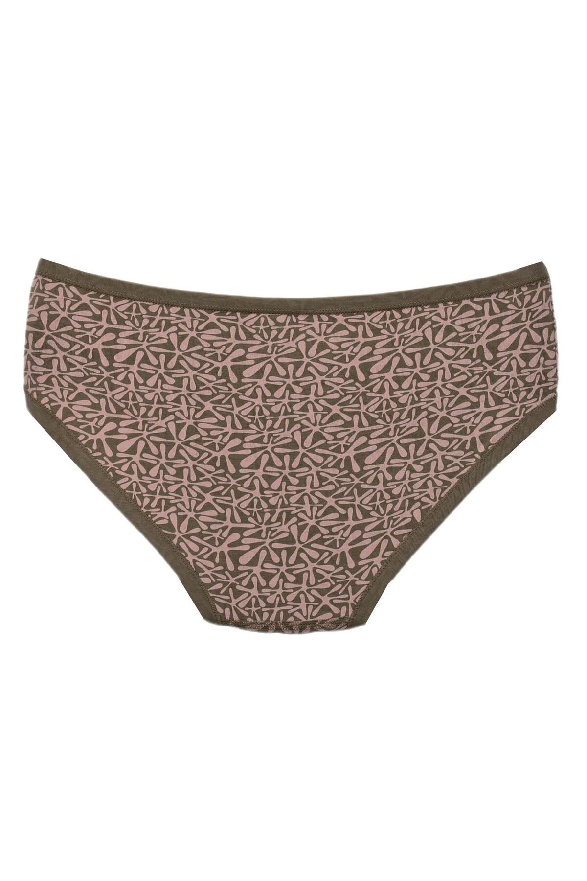 TEKKAPLAN-Women's Patterned Band Elastic Panties Bgl-Tk2686 2