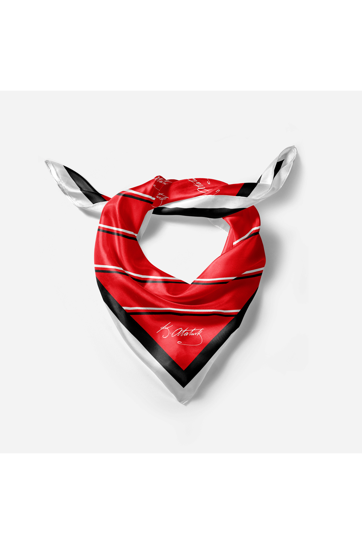 We Concept ATATÜRK İMZA Desenli Bandana / Fular 2387_2003-05 50x50