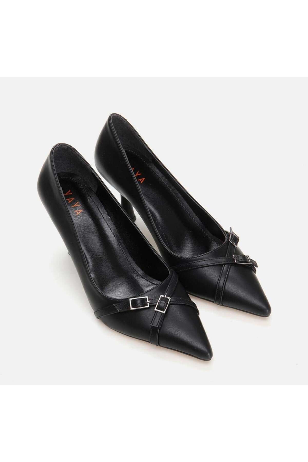 Yaya by Hotiç-Black Women's Heeled Shoes 2