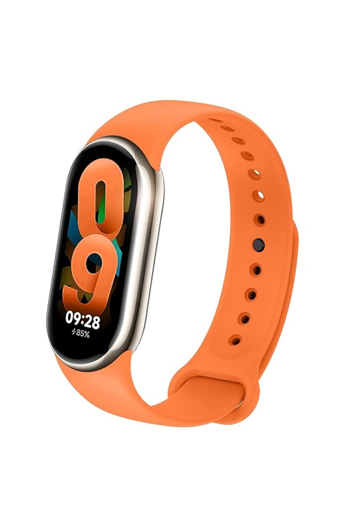 Xiaomi Mi Band 8 Uyumlu Kordon Liquid Silikon Ayarlanabilir Renkli Lekelere Dayanıklı Lansman Kordon