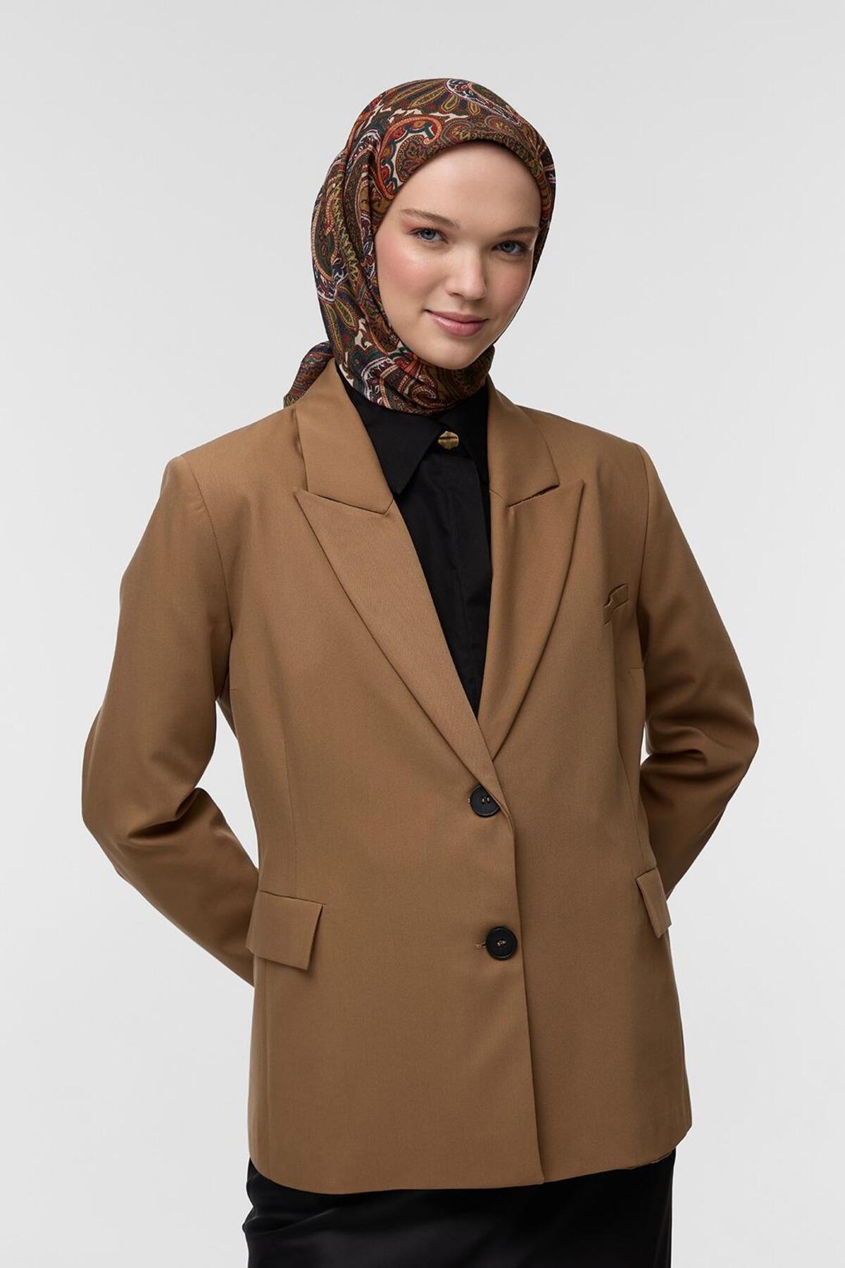 Qef-Cotton Patterned Tiya Scarf 6