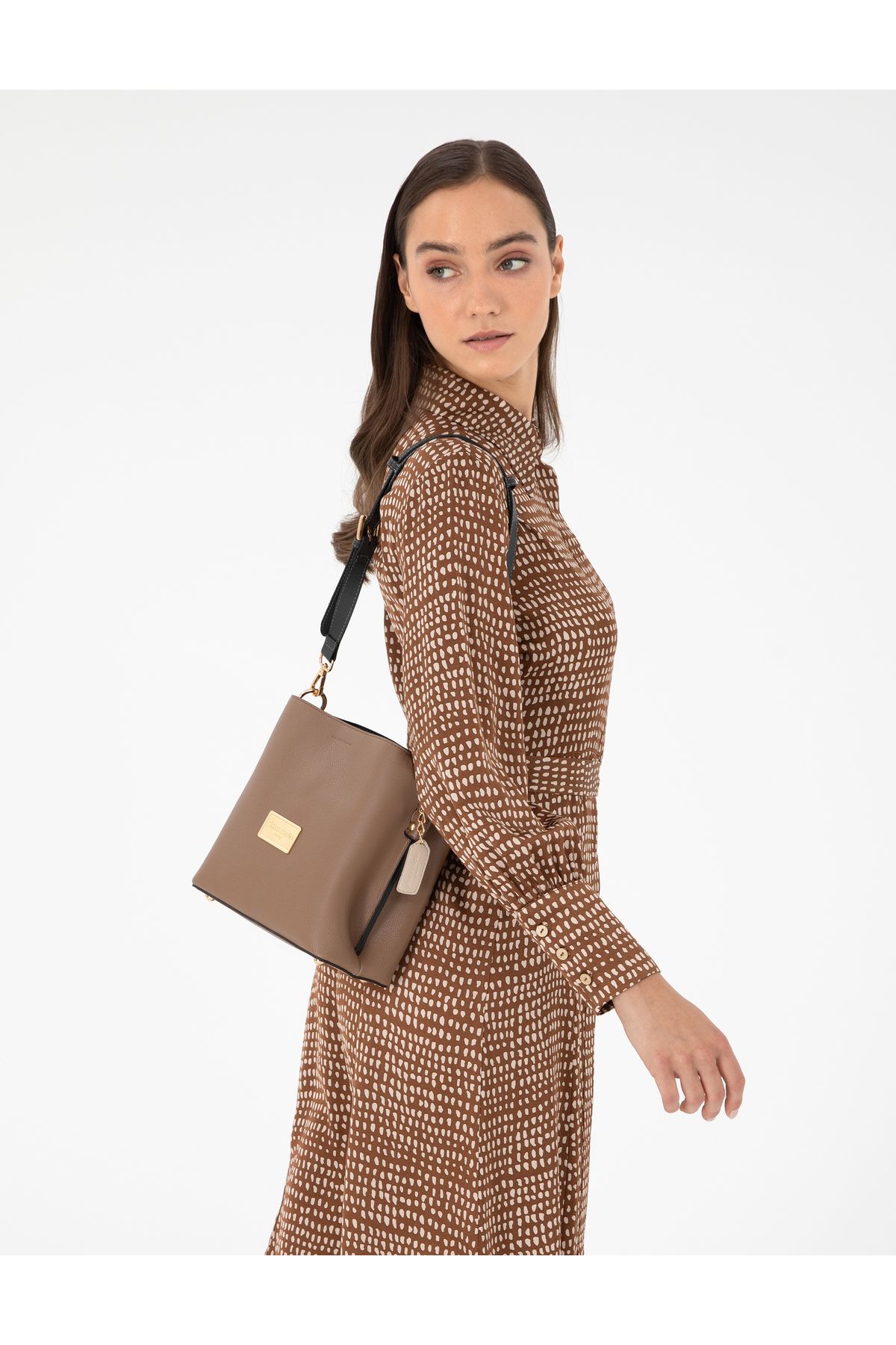 کیف شانه مینک 50296302-VR052 Pierre Cardin