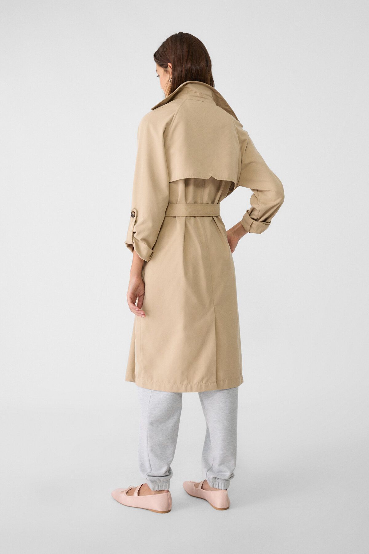 Stradivarius-Long flowing trench coat 3