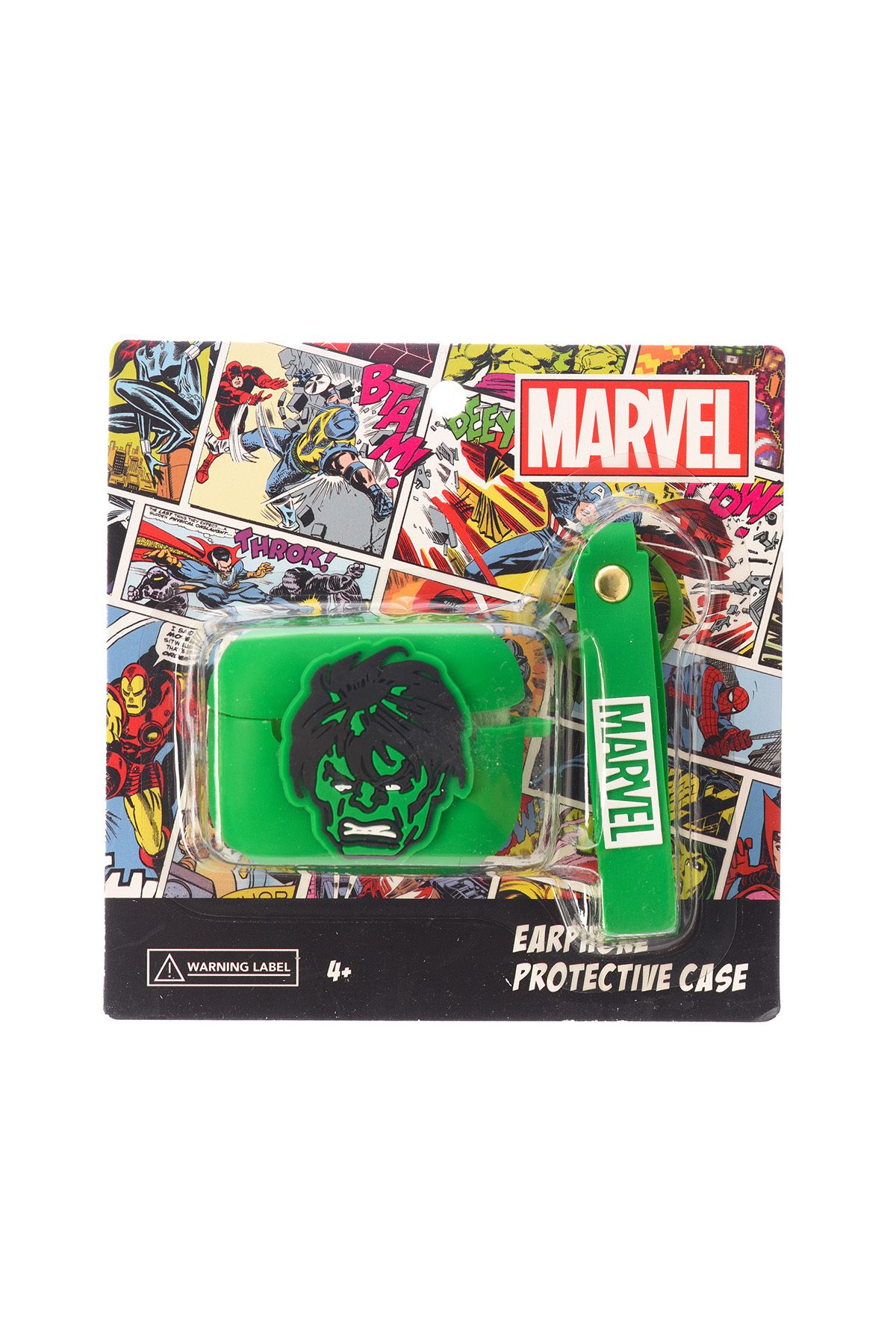 Marvel-غطاء AirPod Pro من Avengers Hulk للأولاد 2