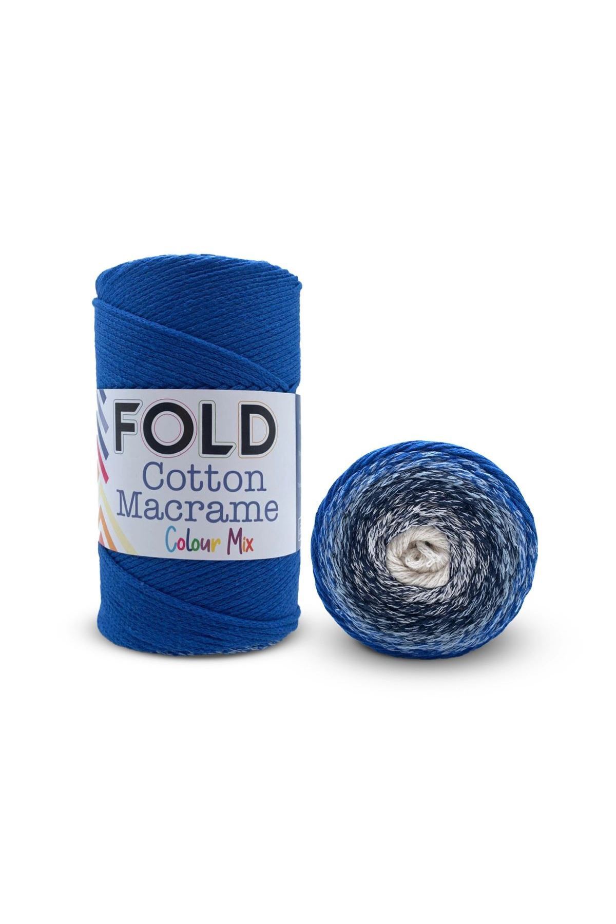 FOLD-Cotton Macrame Batik Knitting Thread - 2012 Color Mix 1