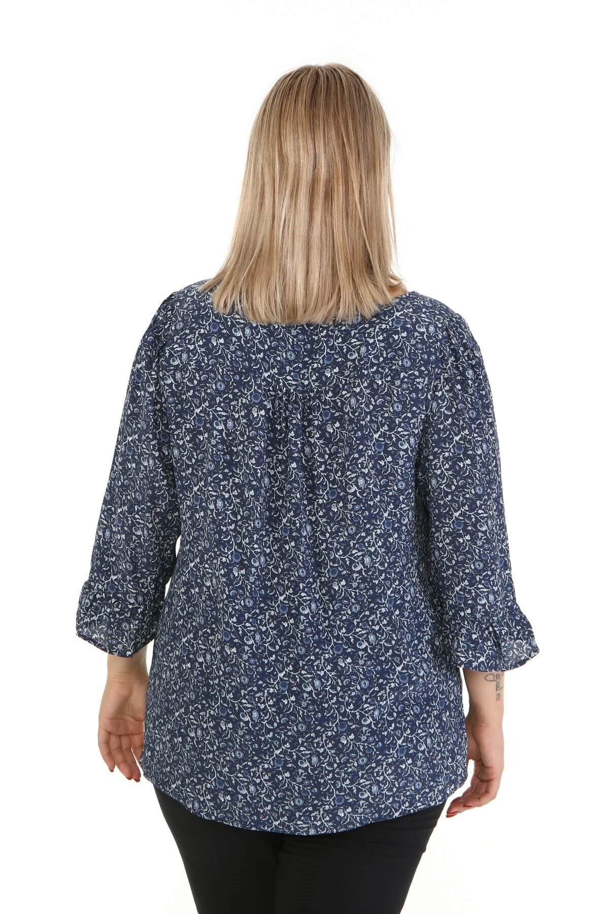 MYLİNE-Blouse with Flounce Sleeves 6