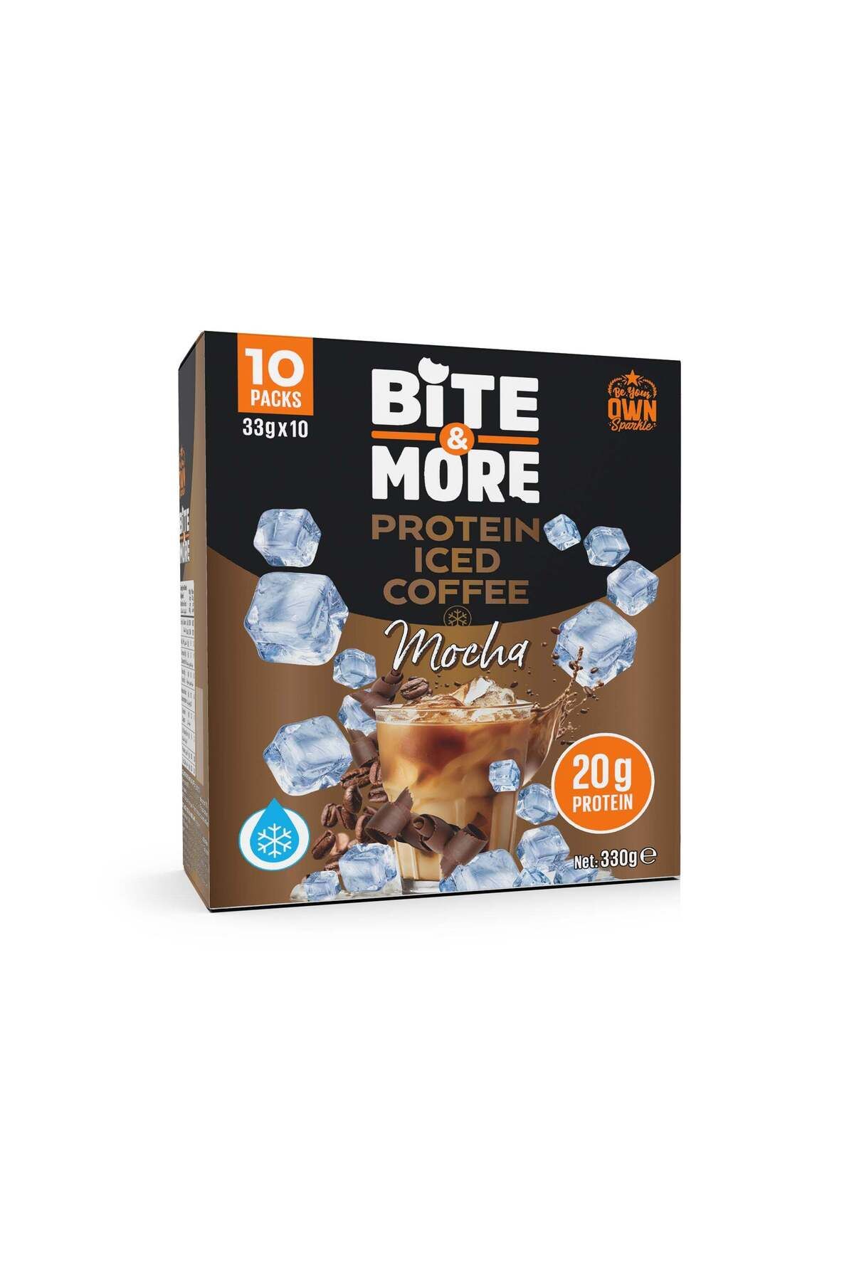 bite & more Proteinli Soğuk Kahve Mocha (33g x 10 Adet)