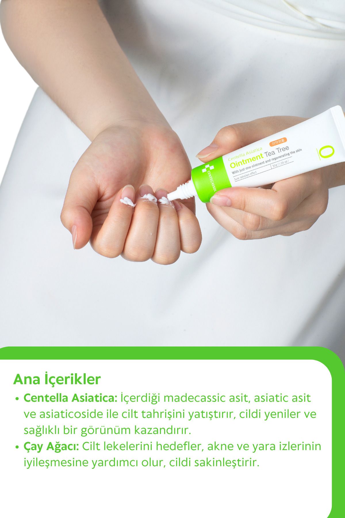 centecassol-Containing and Anti-Tea Tree Extract, Barrier Repair, Nourishing, Moisturizing Cream 3