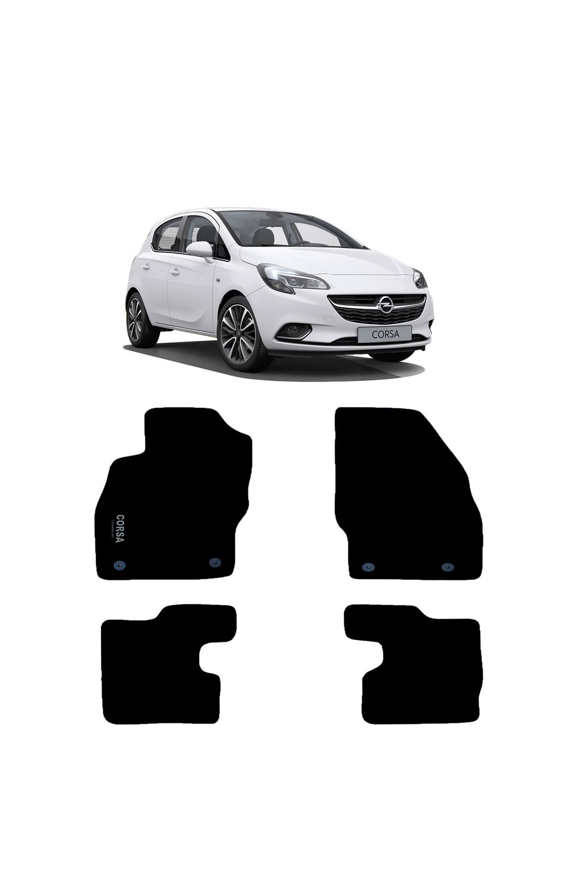 Rizline Opel Corsa D 2006-2014 Halı Paspas