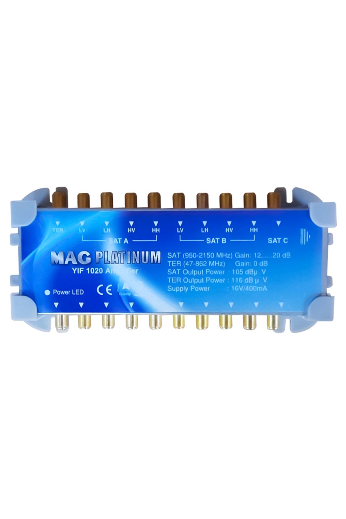 Light up MAG YIF-1020 BOOSTER AMPLIFIER 20DB YÜKSELTİCİ