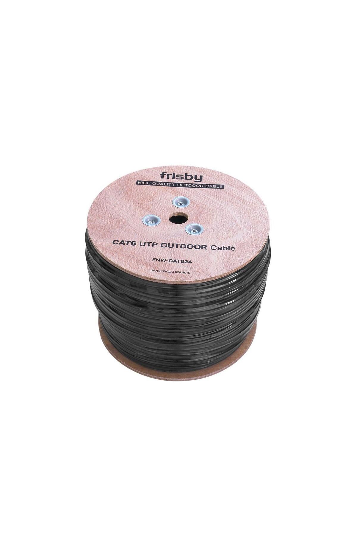 BLS STORE Frisby FNW-CAT624 CAT 6 UTP Outdoor Kablo (305mt) Dış Mekan Kalınlık: 0.58 mm-23 AWG