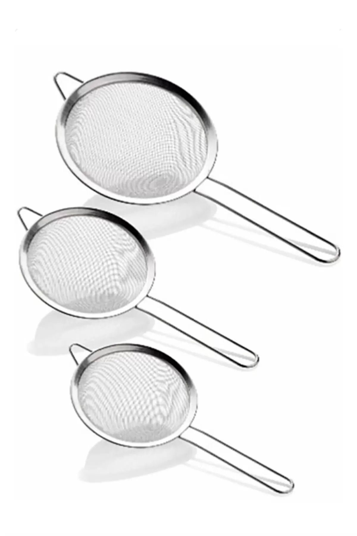 Mu Art Büyük 3'Lü Metal Süzgeç Royaleks-Clkn-1359