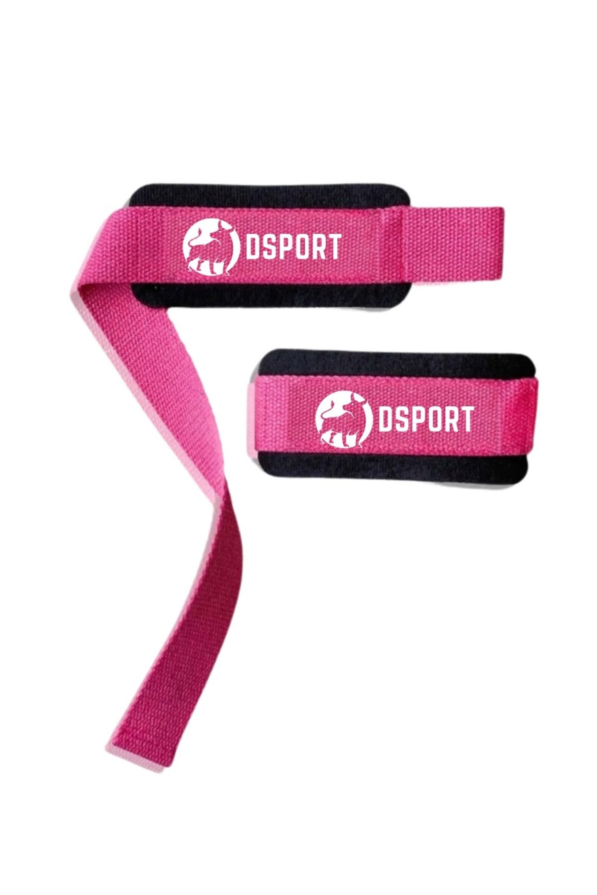 Ağırlık Kaldırma Kayışı Wrist Strap Fitness Crossfit Halter Kayışı / Lifting Straps - Fuşya