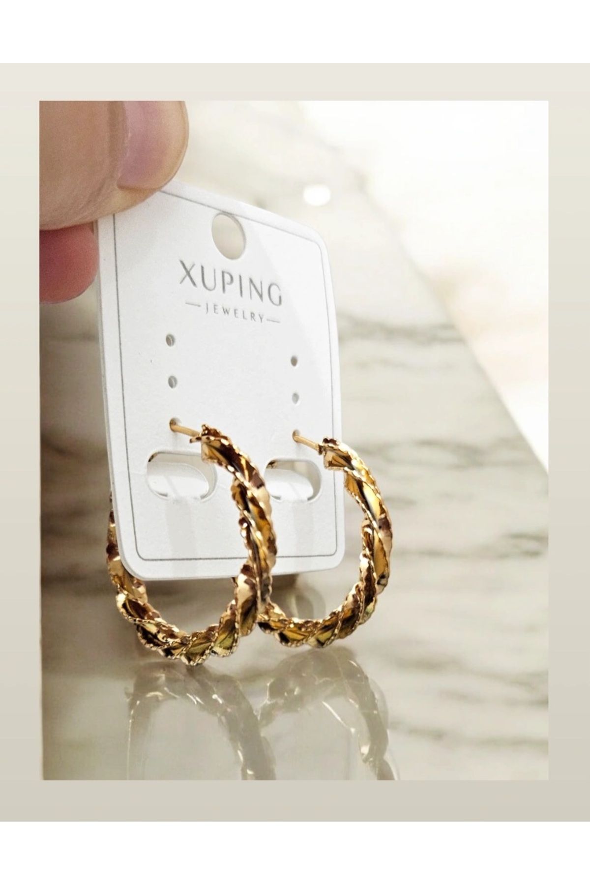 XUPING JEWELRY-أقراط تويست كلاسيكية 1