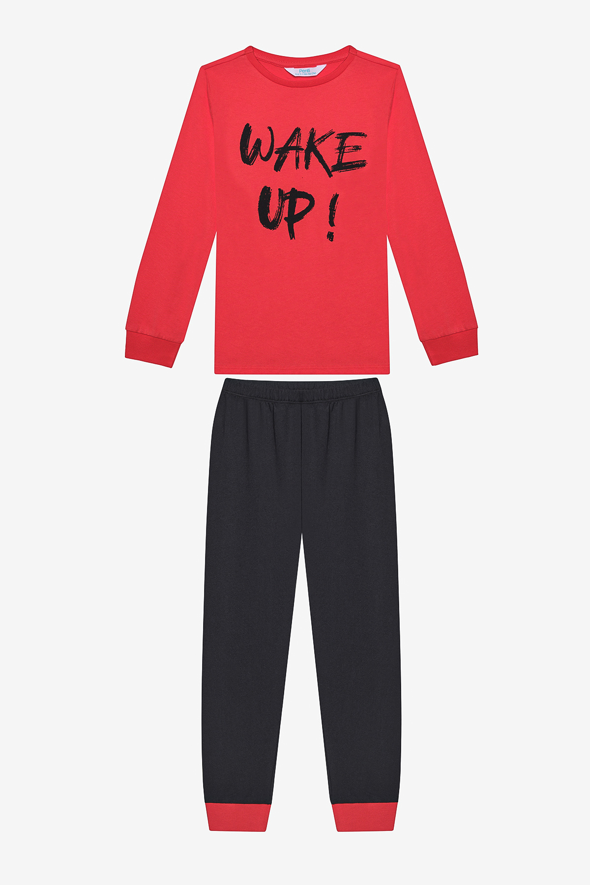 Penti-Wake Up 2-teiliges mehrfarbiges Pyjama-Set für Jungen aus Baumwolle 5