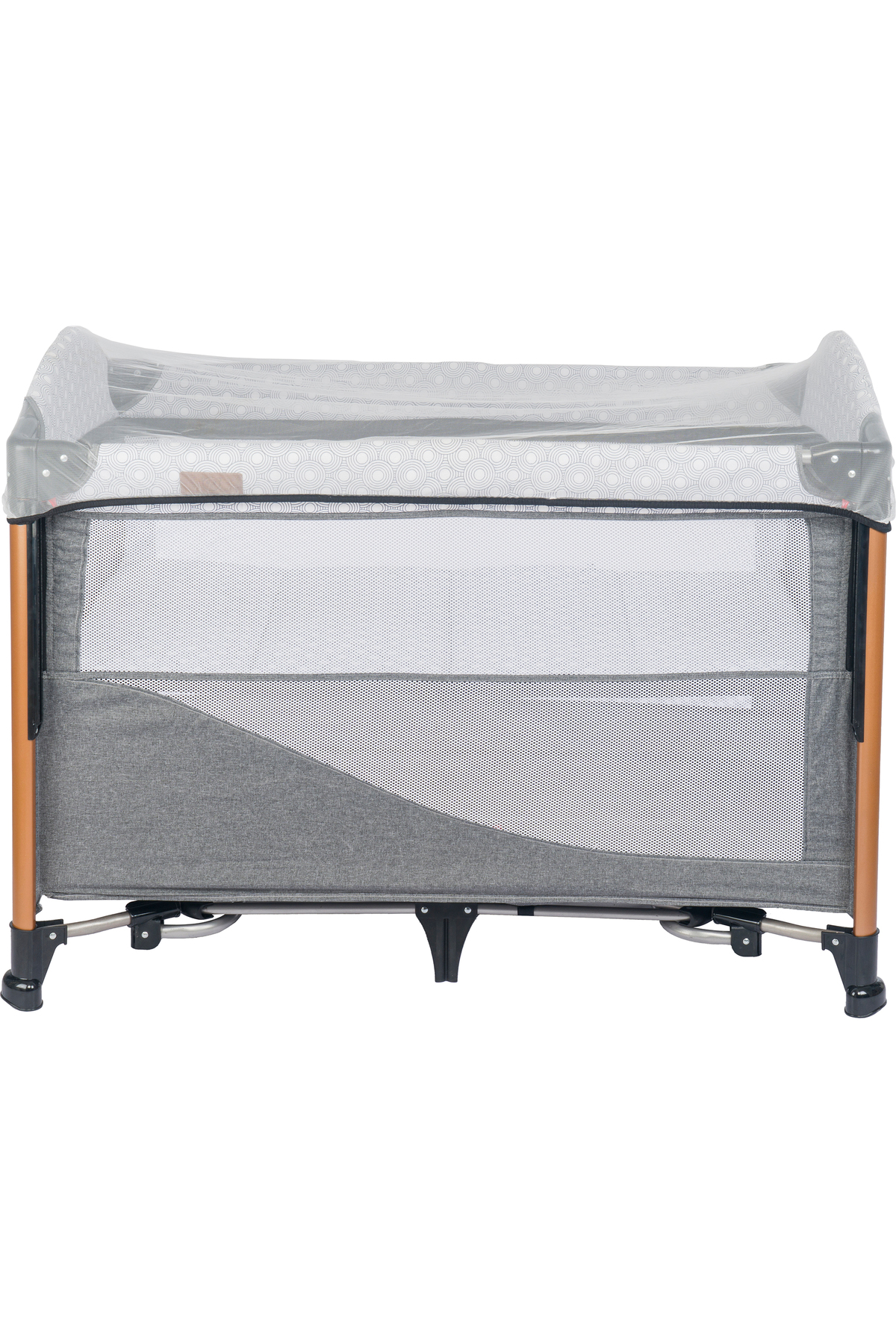 Mamma Luxury Alüminyum Anne Yanı Organizerli Dönenceli Park Yatak Beşik 70 x 110 cm. fotoğrafı 5 (önizleme)