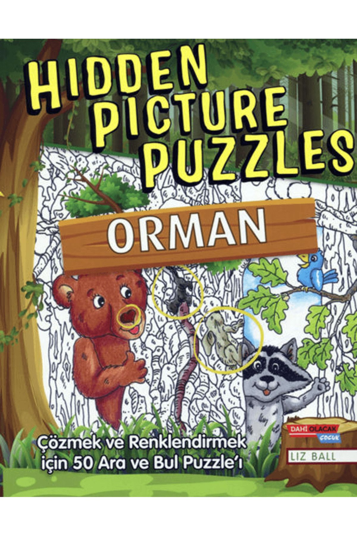 Dahi Olacak Çocuk Yayınları Hidden Picture Puzzles - Orman / Kolektif / Dahi Olacak Çocuk Yayınları / 9786057265111