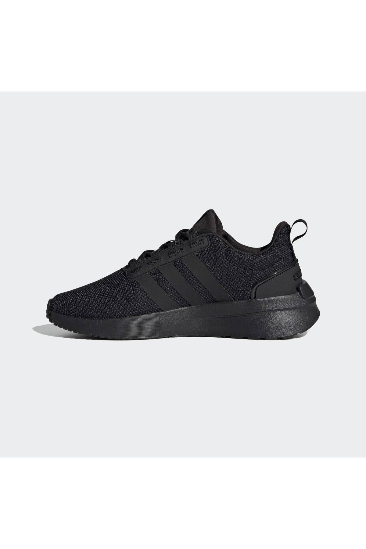 کفش دو و تمرین مشکی دخترانه پسرانه بچگانه TR21 K کودک در حال رانینگ adidas