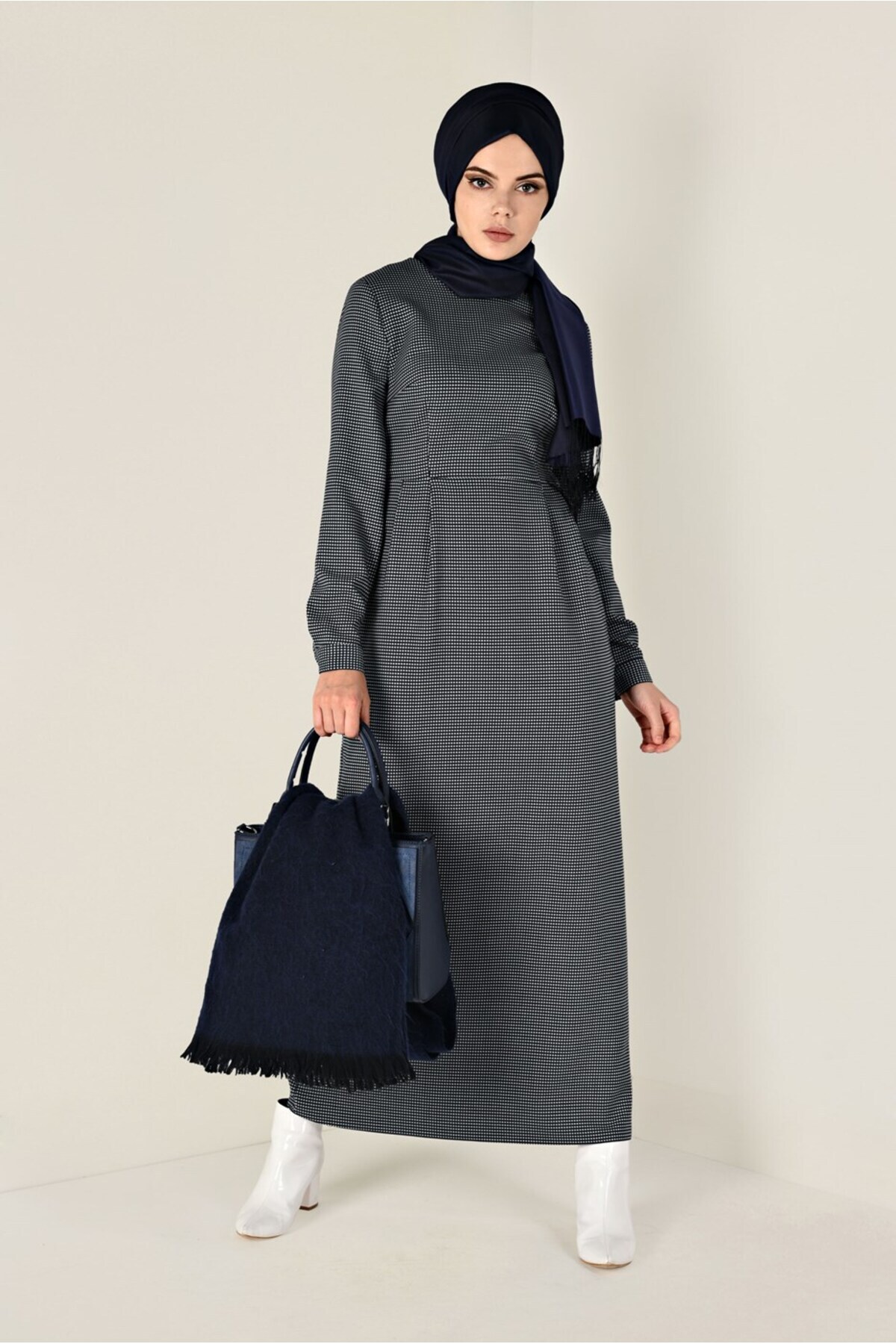 آلوینا لباس Houndstooth 4833-1 آلوینا لباس Houndstooth 4833-1