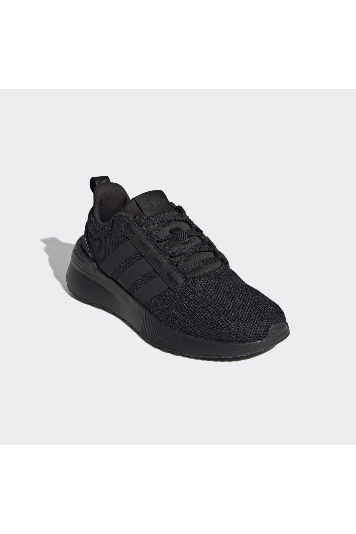 کفش دو و تمرین مشکی دخترانه پسرانه بچگانه TR21 K کودک در حال رانینگ adidas