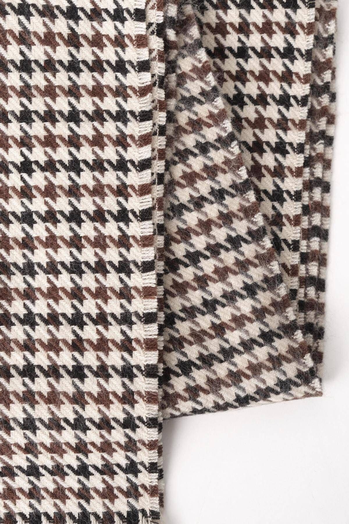 Addax-Houndstooth Patterned Shawl Shawl2017-d1 4