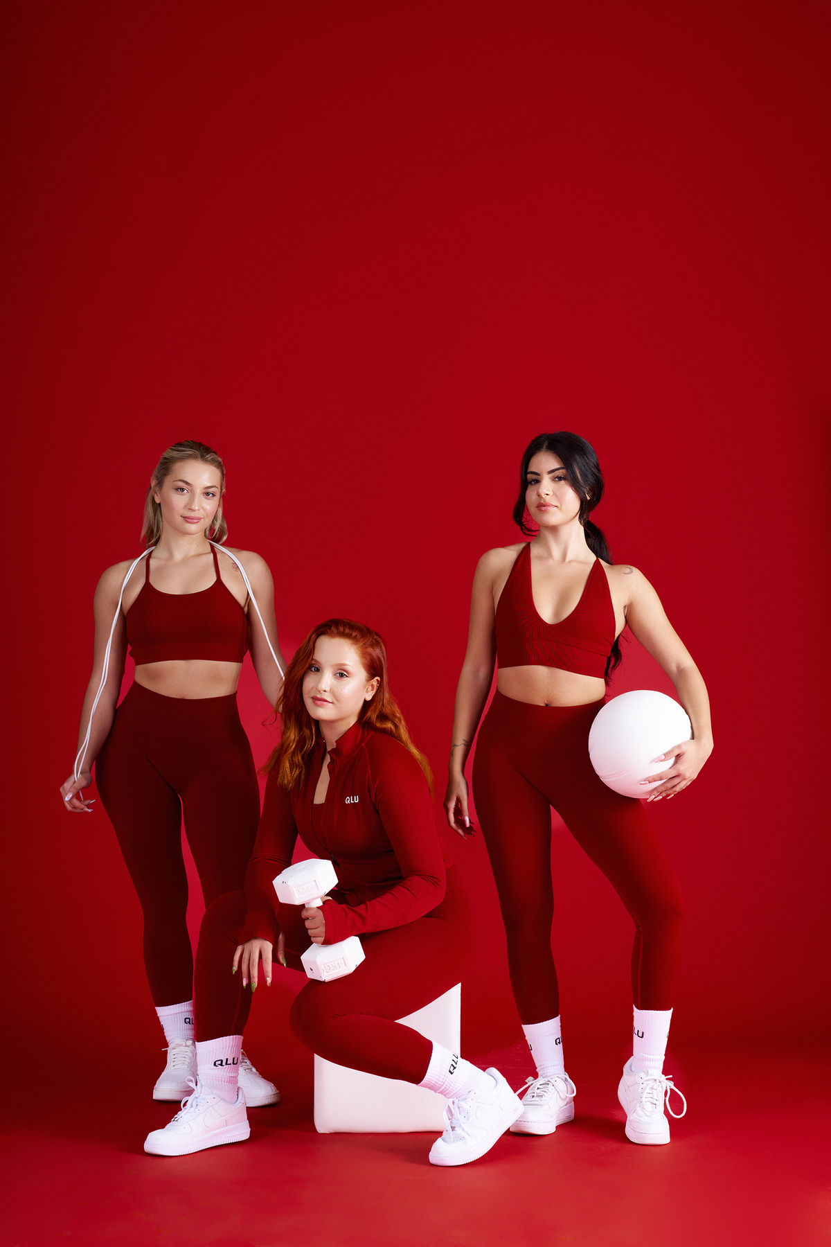 qlu  Attractive Collection Kadın Seamless/dikişsiz Basic Tayt - Görsel 7