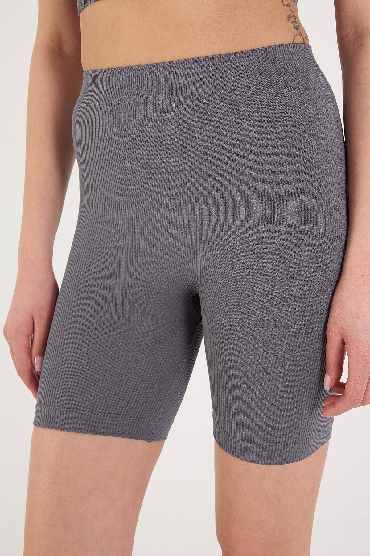 Addax-Nahtlose Sportshorts mit hoher Taille und Strumpfhosen Tyt12417-t11 3