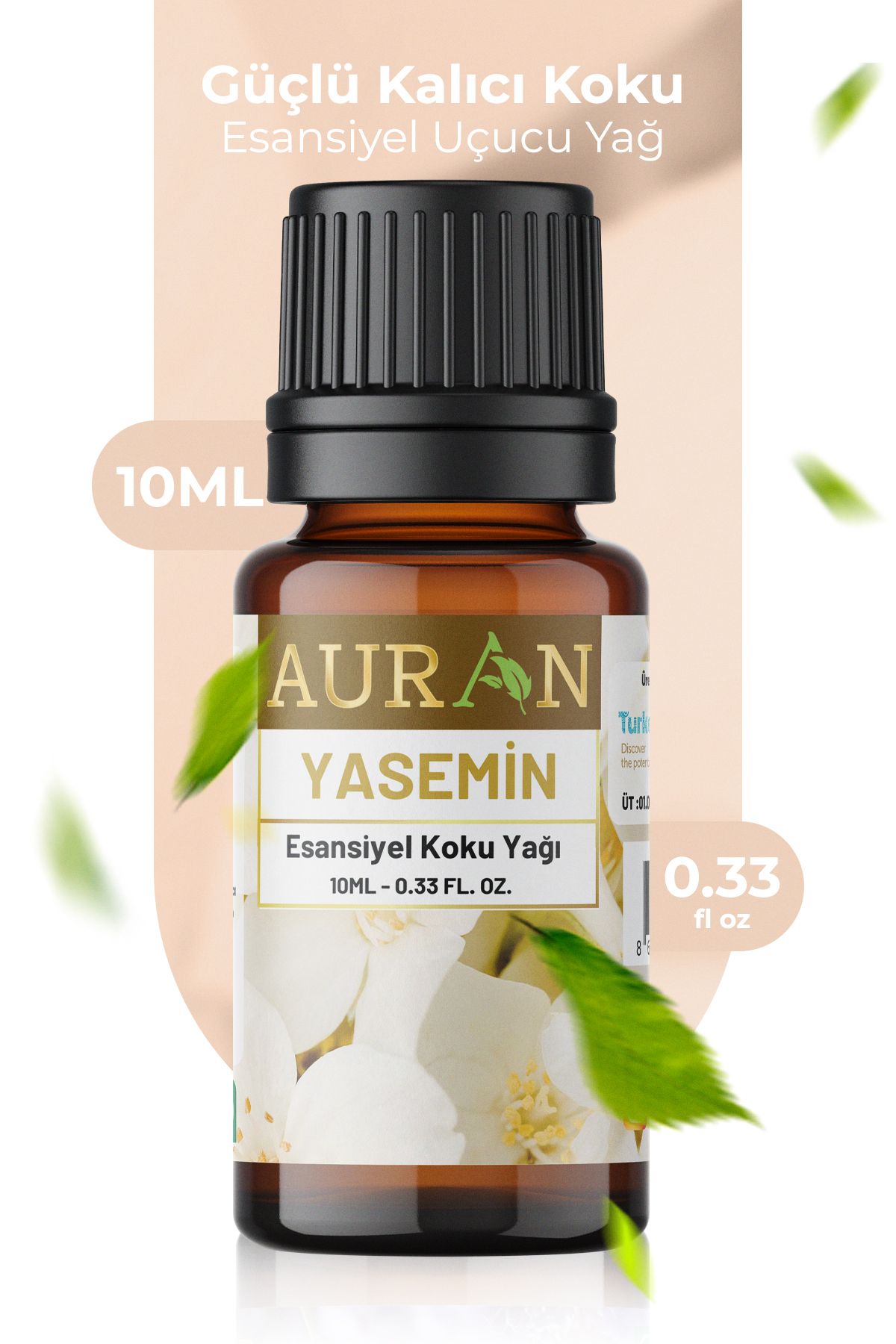 AURAN Yasemin Esansiyel Uçucu Koku Yağı Difüzör Esansı Buhurdanlık Yağı Aromaterapi Yağı 10ml