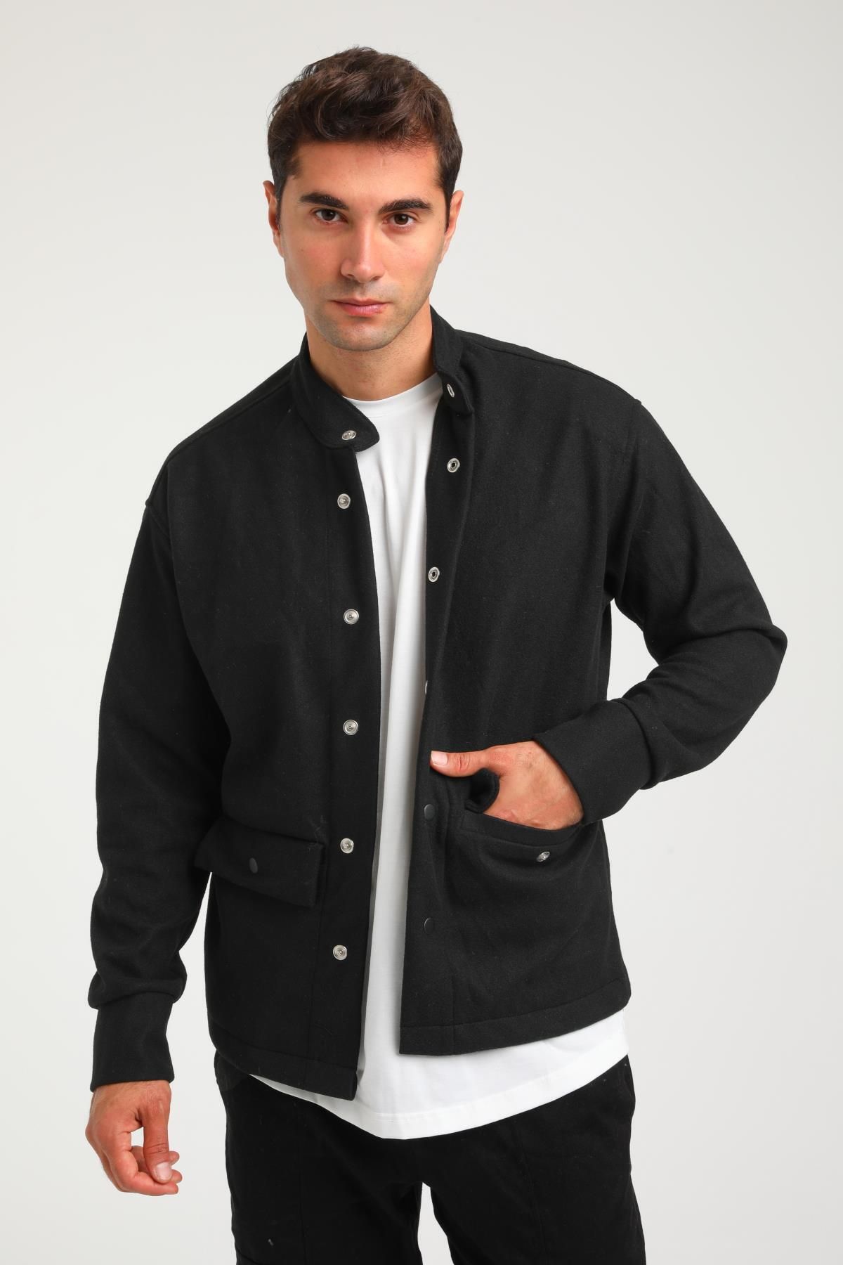 Rocqerx-R-2373 Double Pocket Snap Stamp Jacket 3