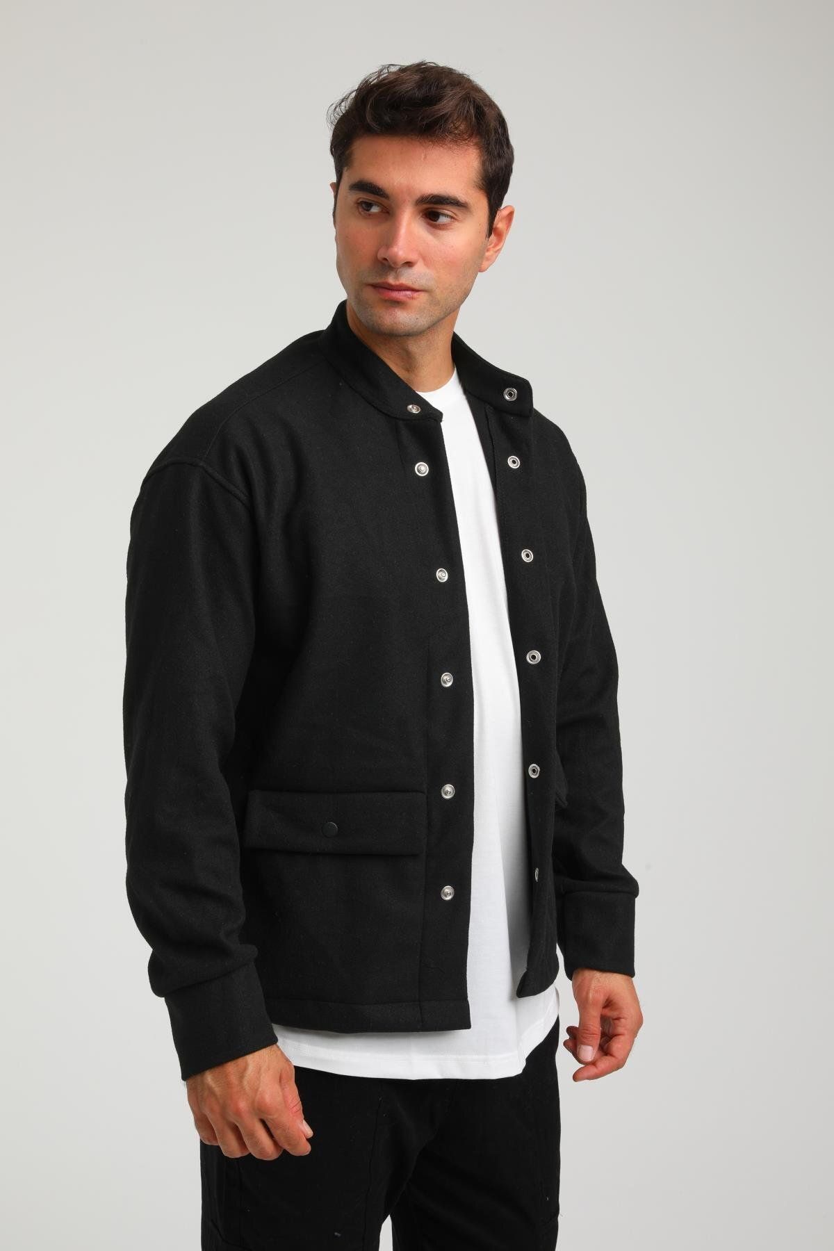 Rocqerx-R-2373 Double Pocket Snap Stamp Jacket 1