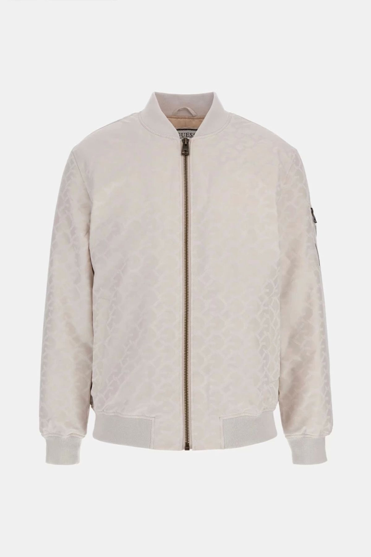 Guess-Men's All Logo Bomber Jacket 5