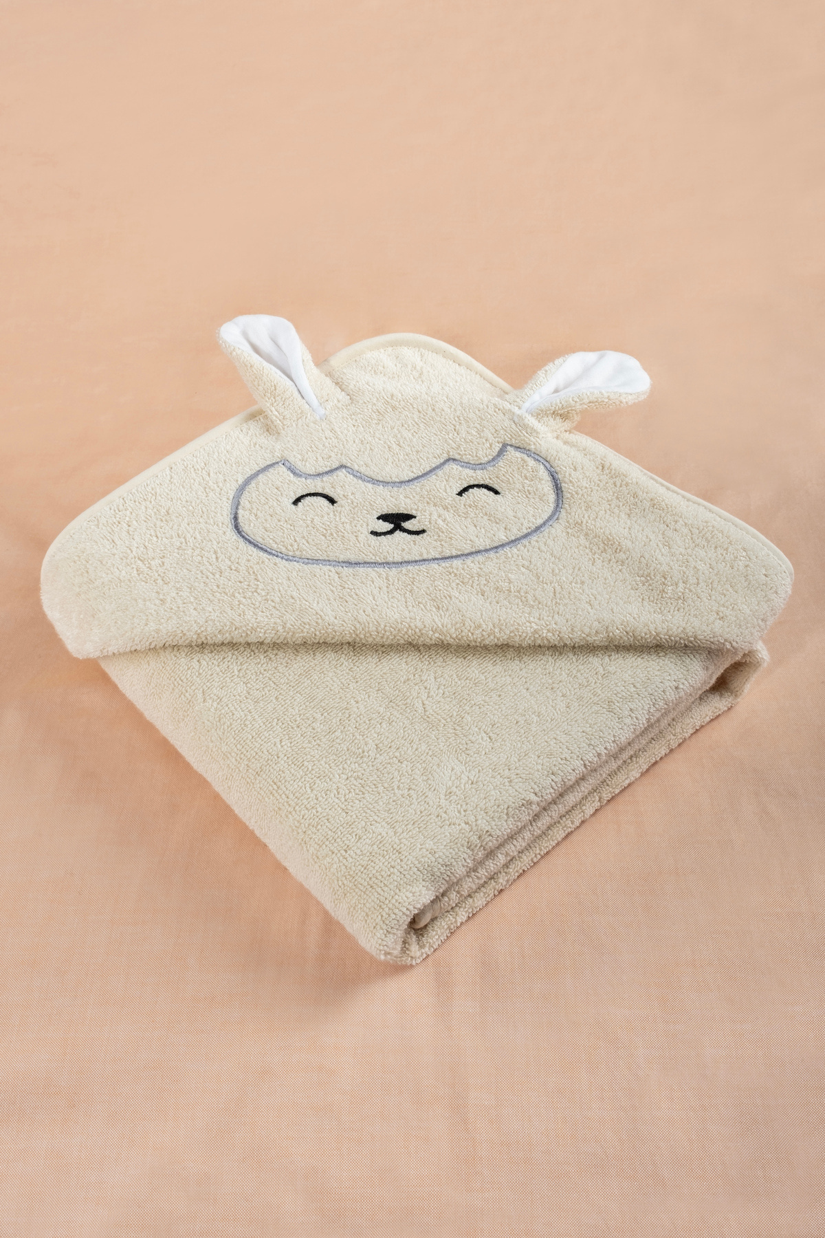 EIFIN Pamuklu Bebek Havlu Kundak Kuzu Nakışlı fotoğrafı 6 (önizleme)