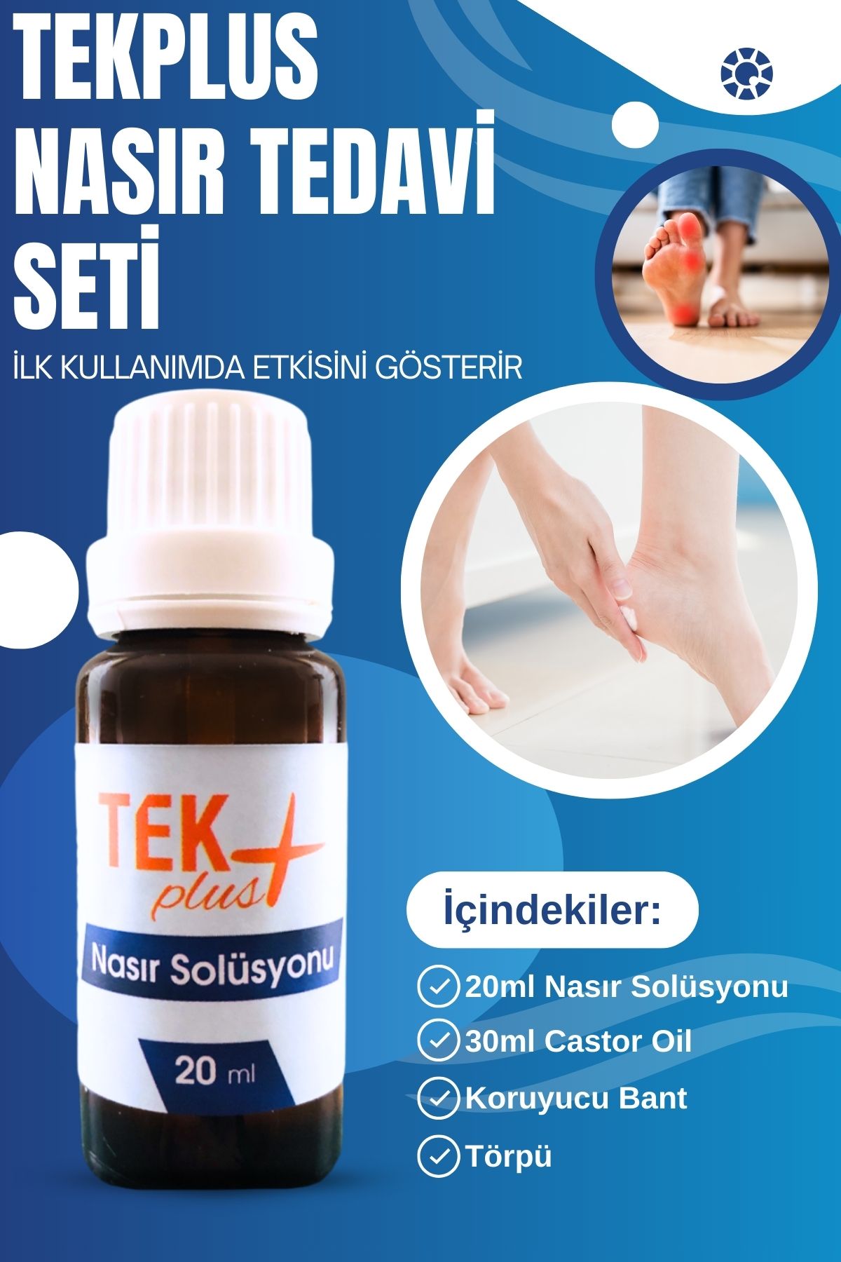 TEKPLUS Nasır Tedavi Seti, Nasır Sökücü, Nasır Solüsyonu, Nasır Tedavi Seti, Nasır Giderici