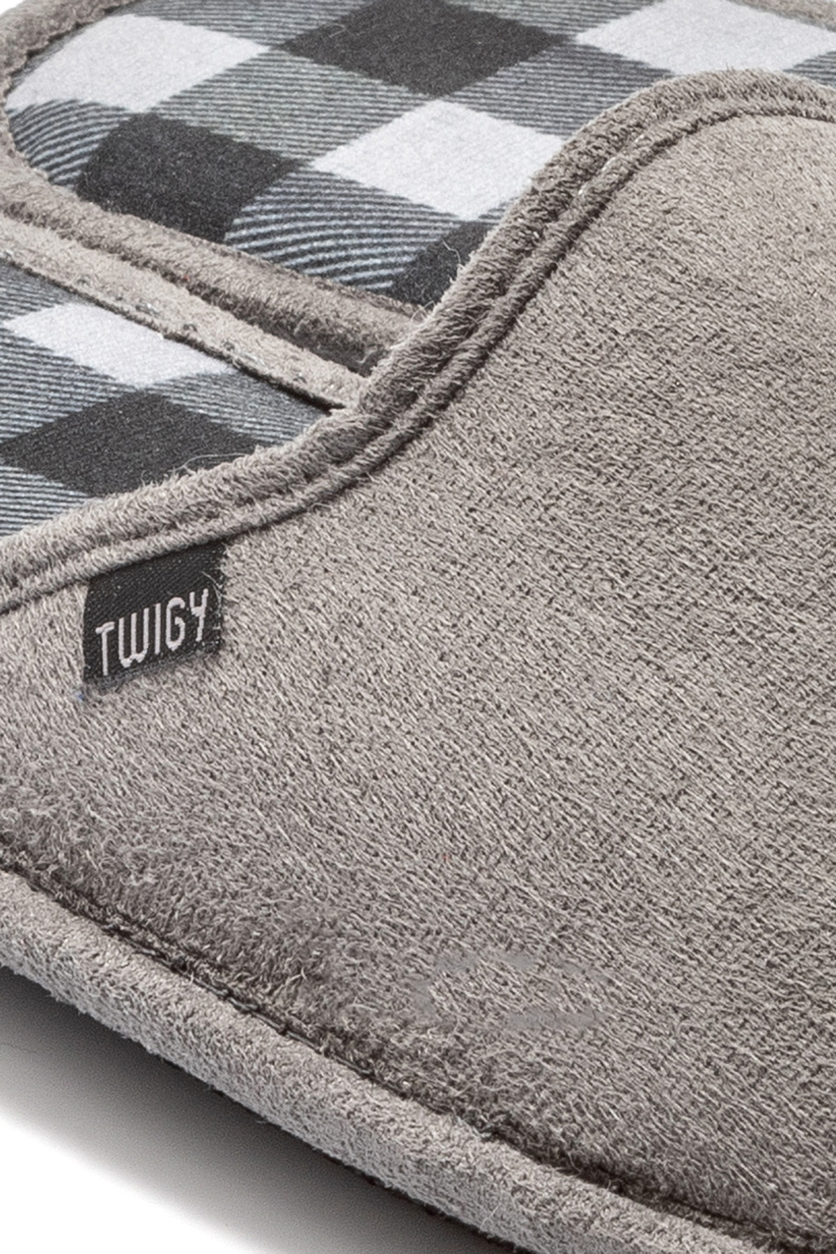 Twigy  Ekose Erkek Ev Terliği Gri 41/46 - Görsel 3