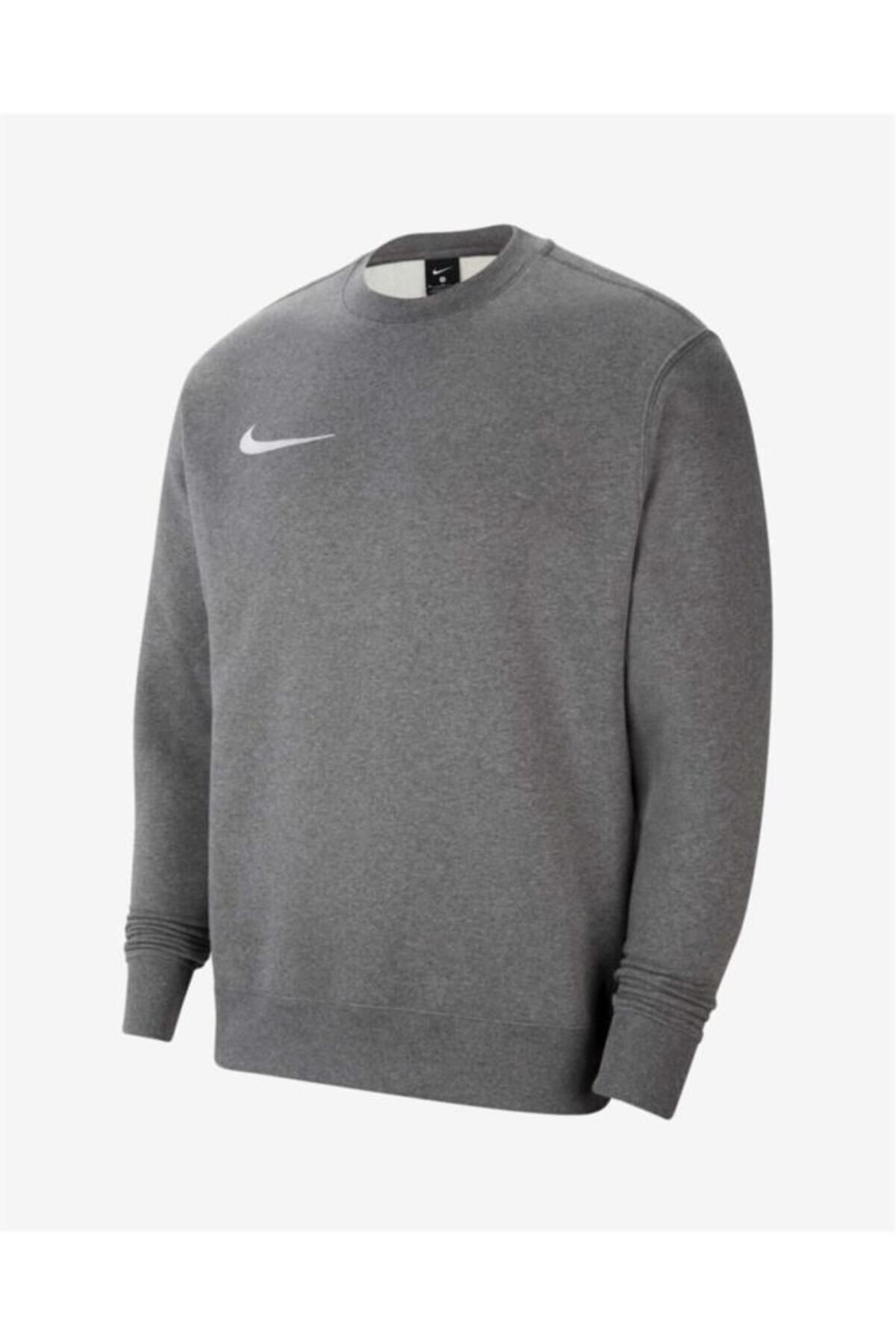 Nike M Nk Flc Park20 Crew Cw6902-071 Erkek Gri Sweatshirt