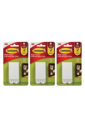 3M Command 17206 Büyük Boy Cırt Cırt Bant 3 Paket
