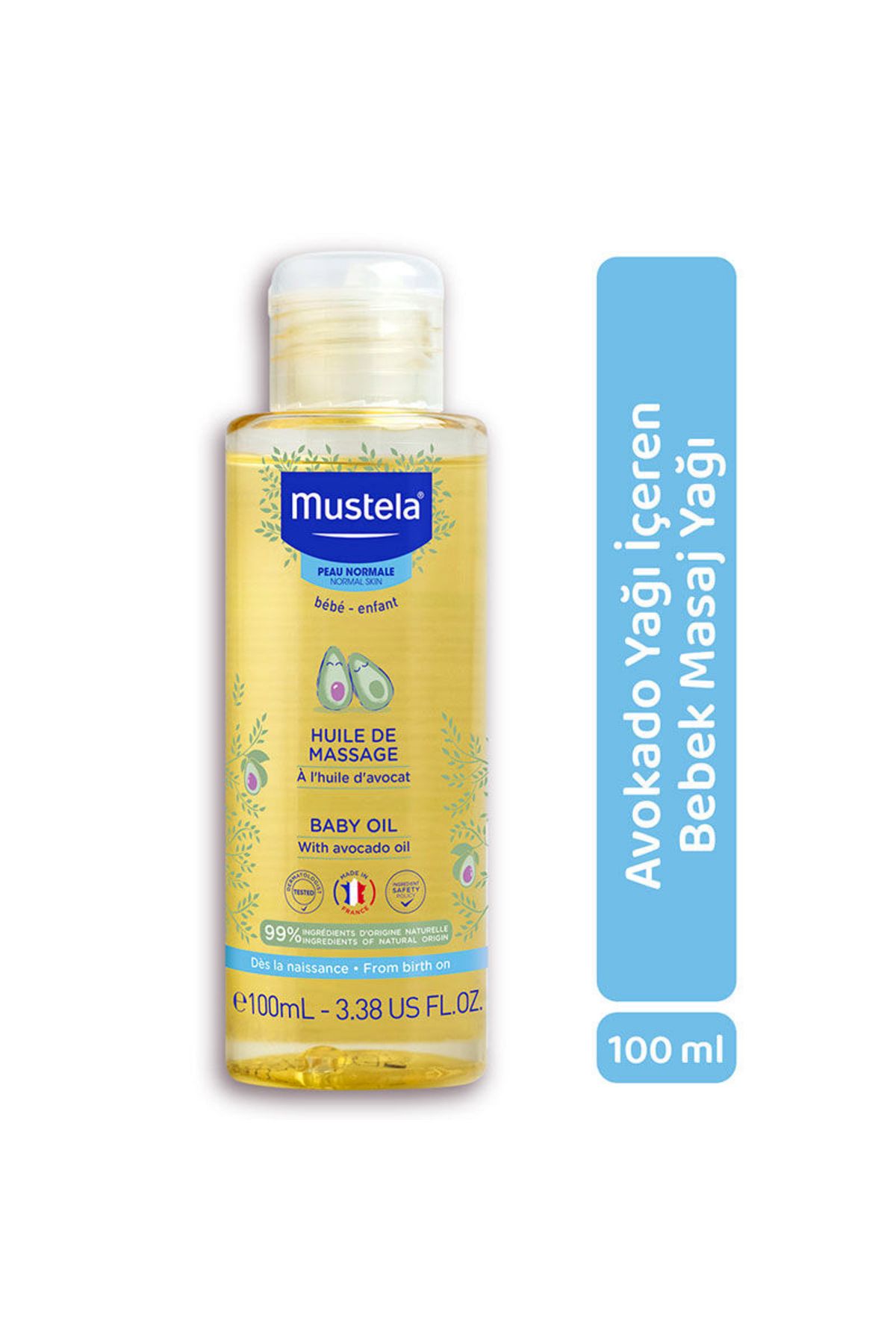 Mustela Massage Oil - Bebek Masaj Yağı 100 ml