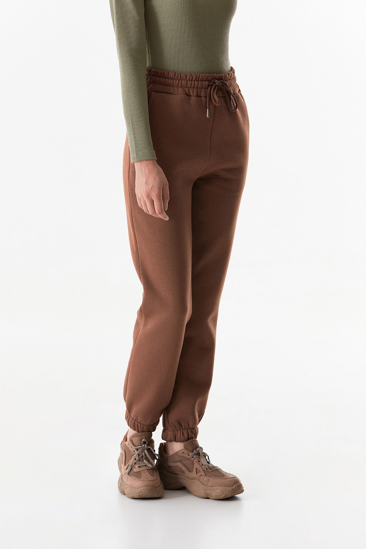 Fulla Moda-Jogger Sweatpants with Pockets and Elastic Waist 6