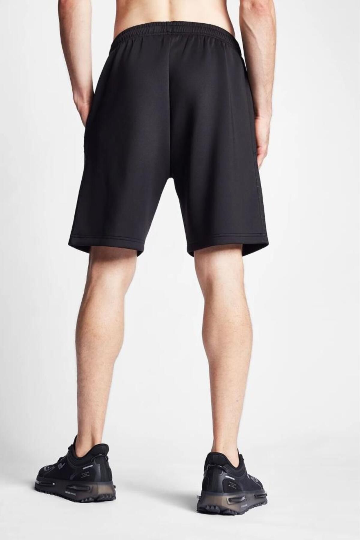 Lescon-24B-1140 Shorts Black 24Btes 001140633   Men's Black Shorts 5