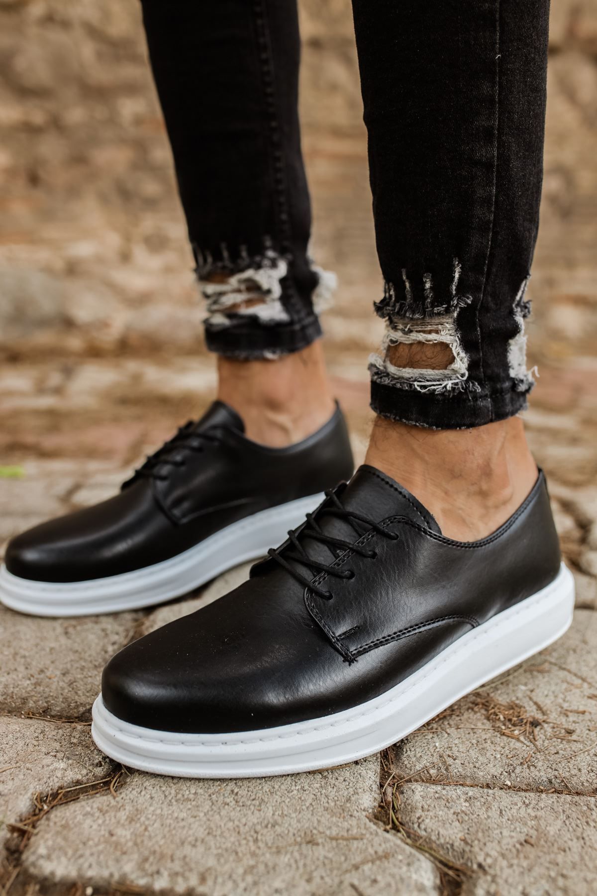 PİNK STAR CH003 CBT Pelle Classica Erkek Ayakkabı SIYAH