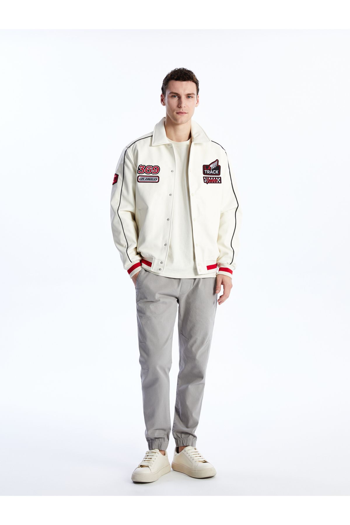 LC Waikiki-Herren-Jacke in Lederoptik in Standardform 2