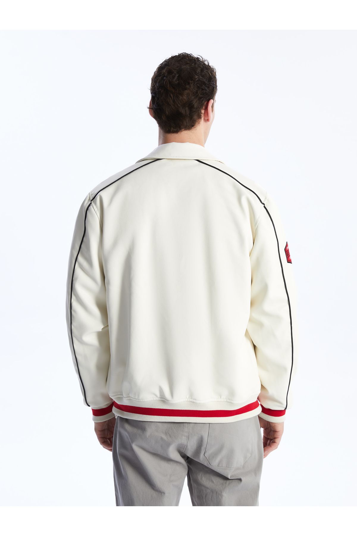 LC Waikiki-Herren-Jacke in Lederoptik in Standardform 6