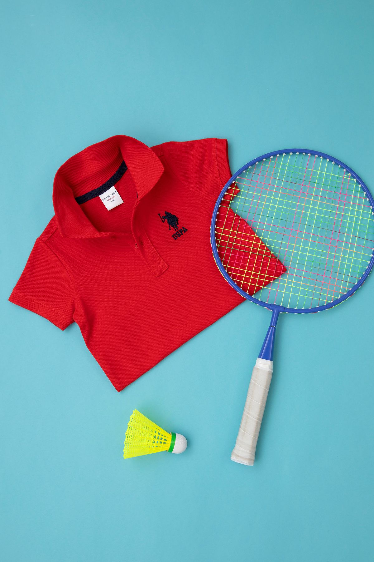 Erkek Bebek Kırmızı Basic Polo Yaka Tişört 50265996-VR030