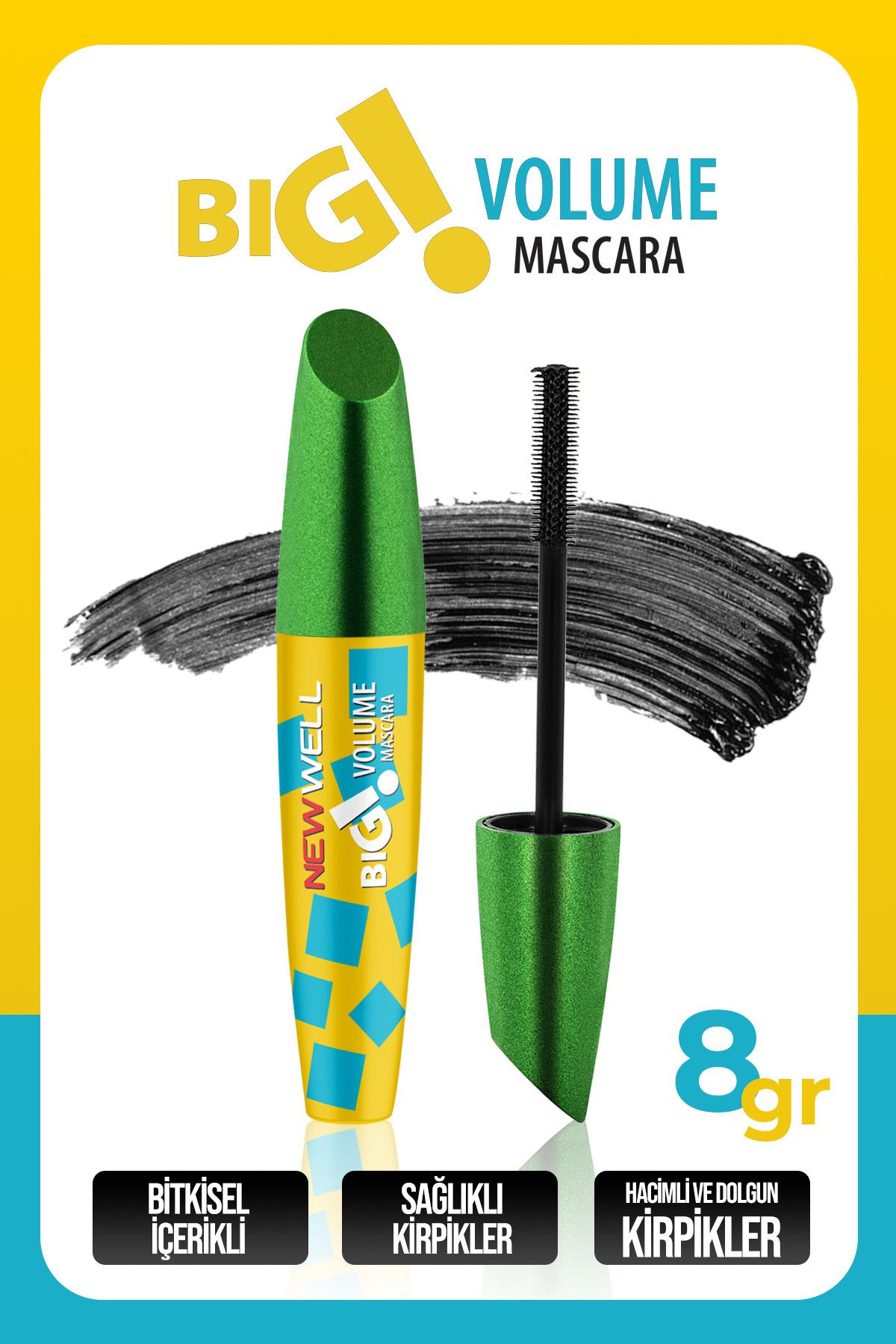 New Well Big Volume Mascara 8 gr-3