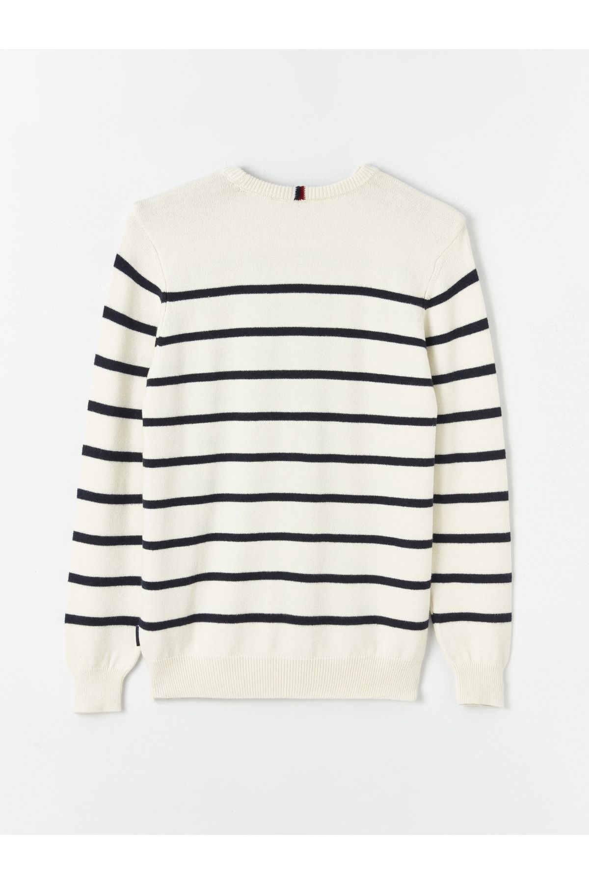 LC Waikiki-Crew Neck Long Sleeve Striped Men's Knitwear Sweater 7