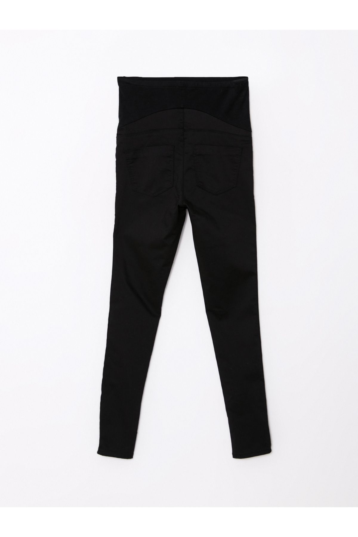 LC Waikiki-Plain Gabardine Maternity Trousers with Abdominal Panel 7