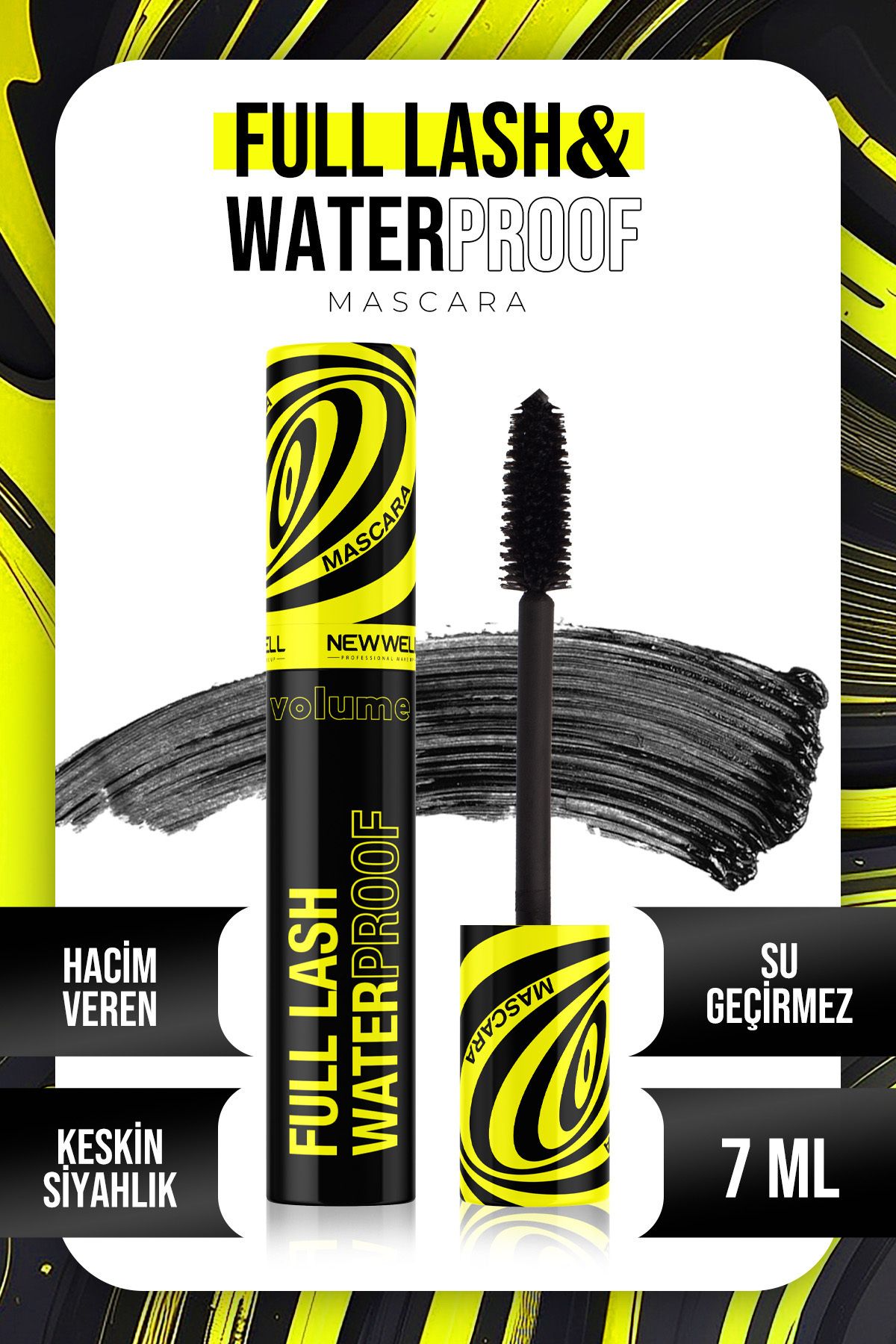 New Well Full Lash Volume Waterproof Mascara-4