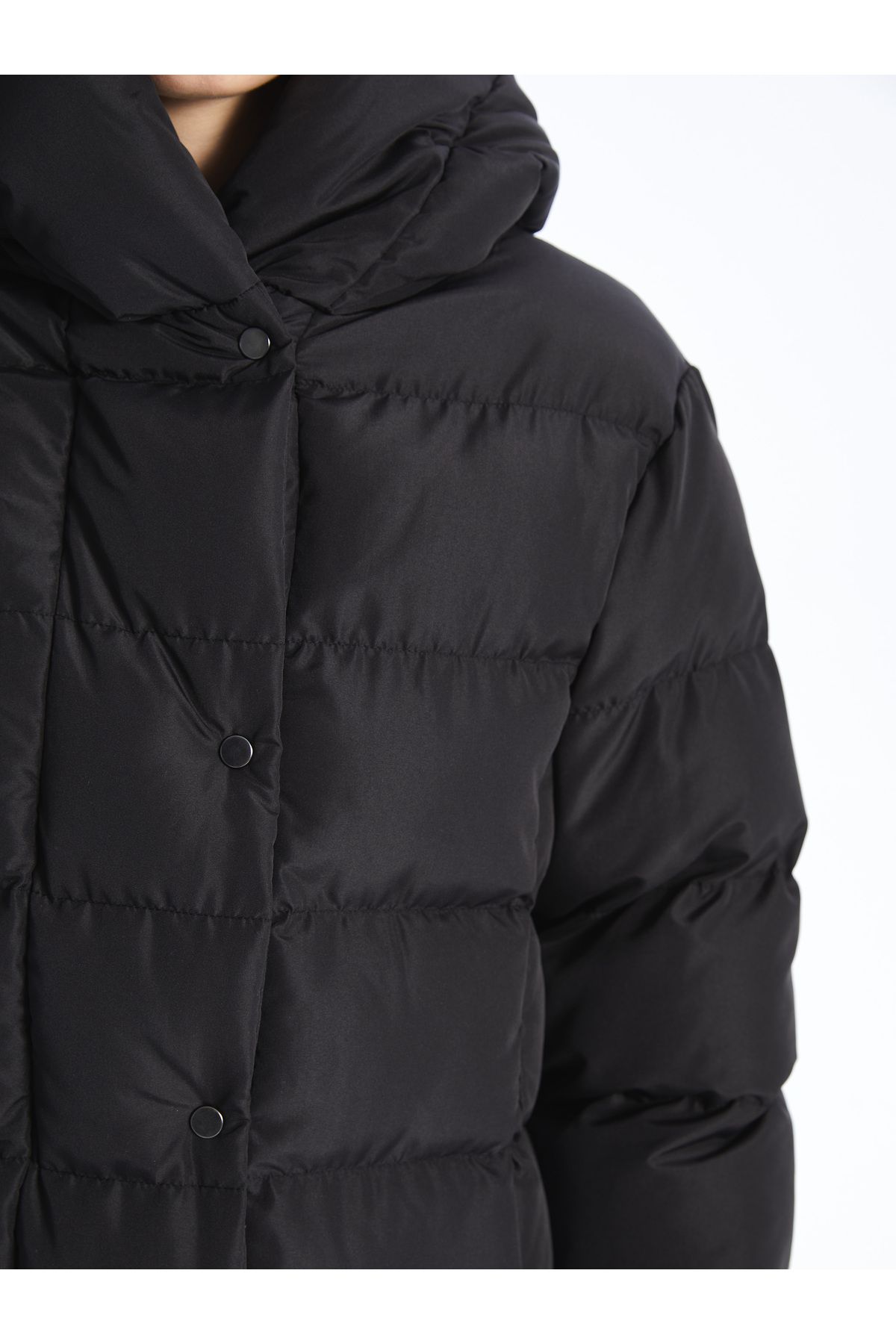 LC Waikiki-Dámský kabát s kapucí Puffer 4