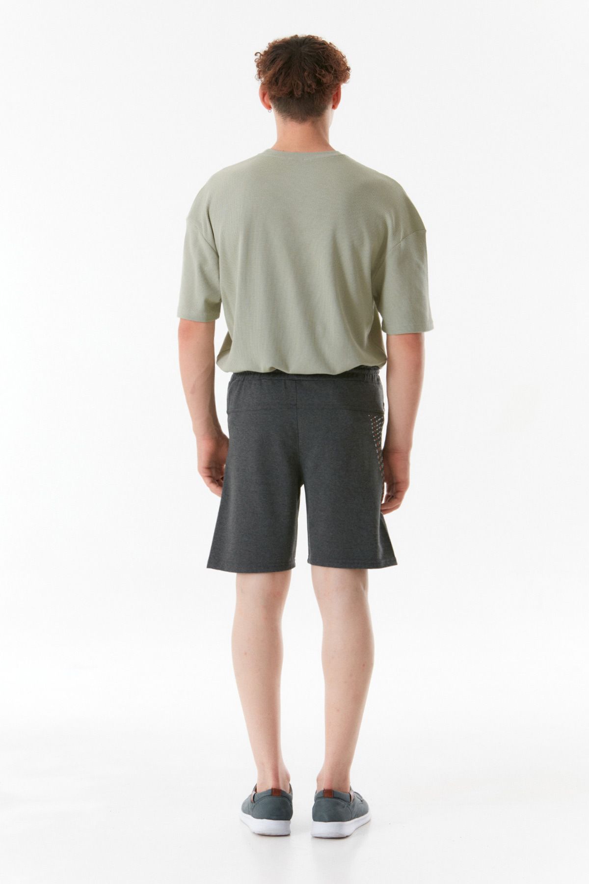 Fulla Moda-Lace-up Printed Pocket Shorts 5