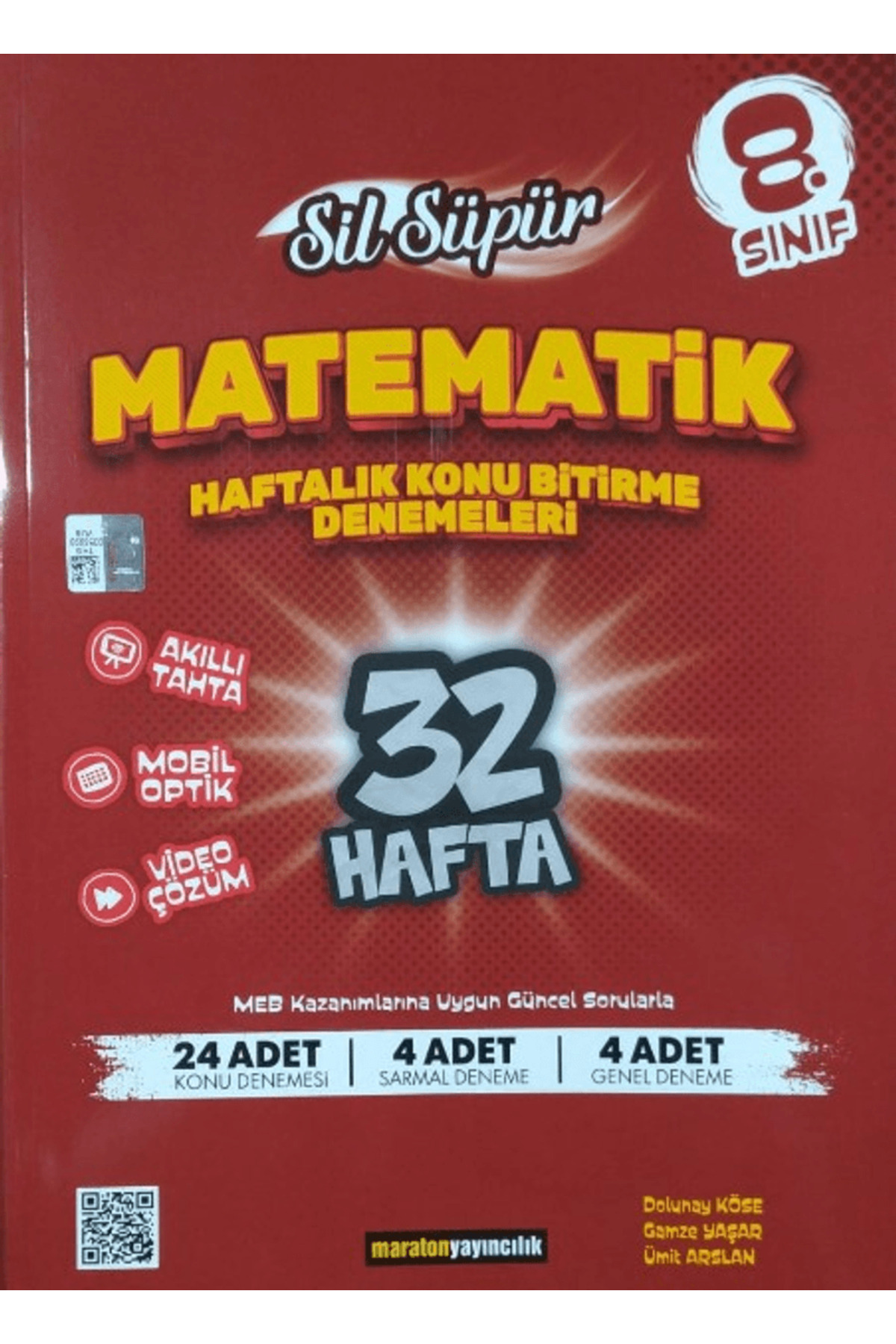 MARATON YAYINCILIK 8. Sınıf Matematik Haftalık Konu Bitirme